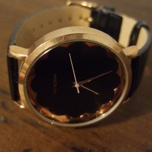NWOT Wristology rose gold and black watch